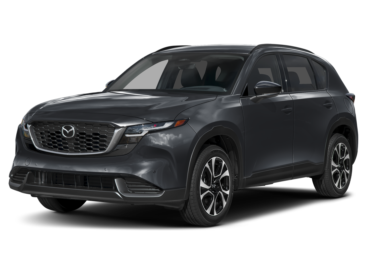 2026 Mazda Mazda CX-5 2.5 S Preferred in Jet Black Mica — front three-quarter view