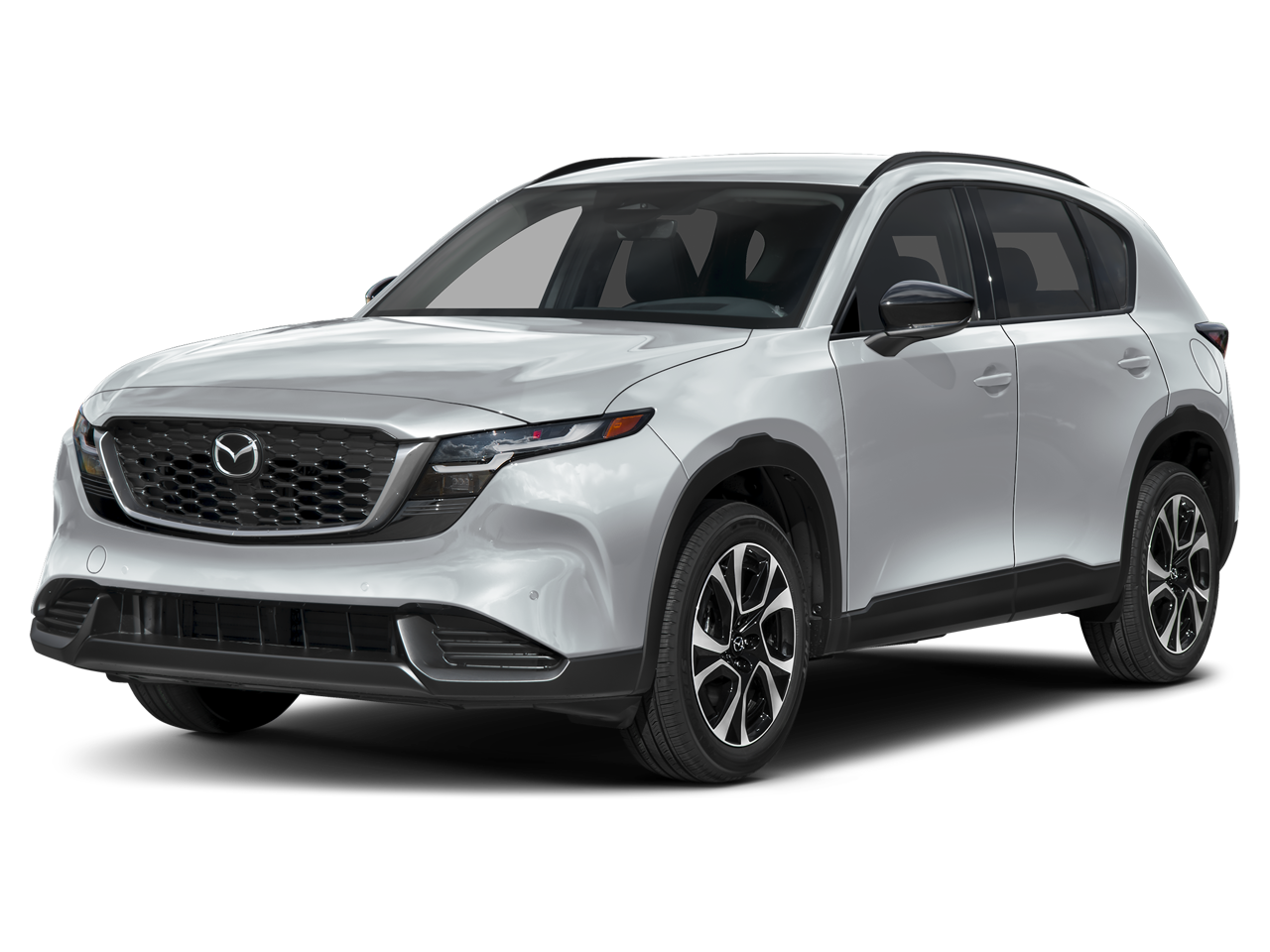 2026 Mazda Mazda CX-5 2.5 S Preferred in Aero Gray Metallic — front three-quarter view