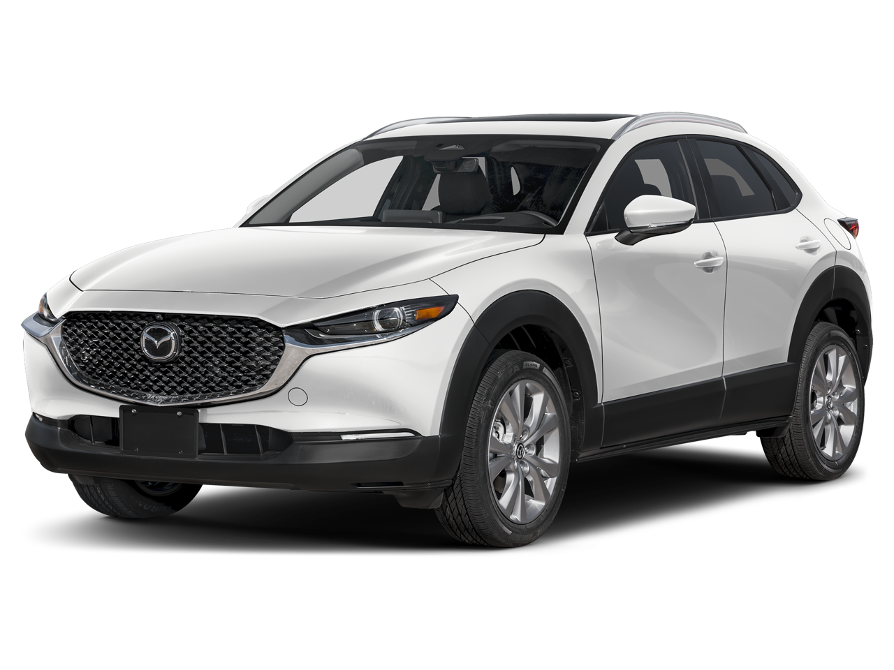 2026 Mazda Mazda CX-30 2.5 S Premium in Snowflake White Pearl Mica — front three-quarter view