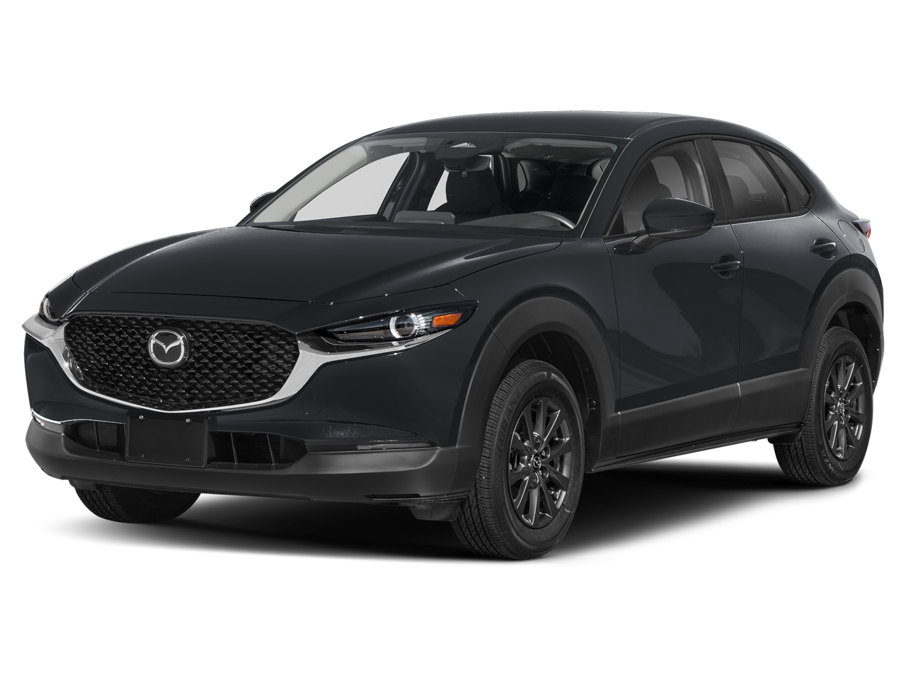 2026 Mazda Mazda CX-30 2.5 S in Jet Black Mica — front three-quarter view