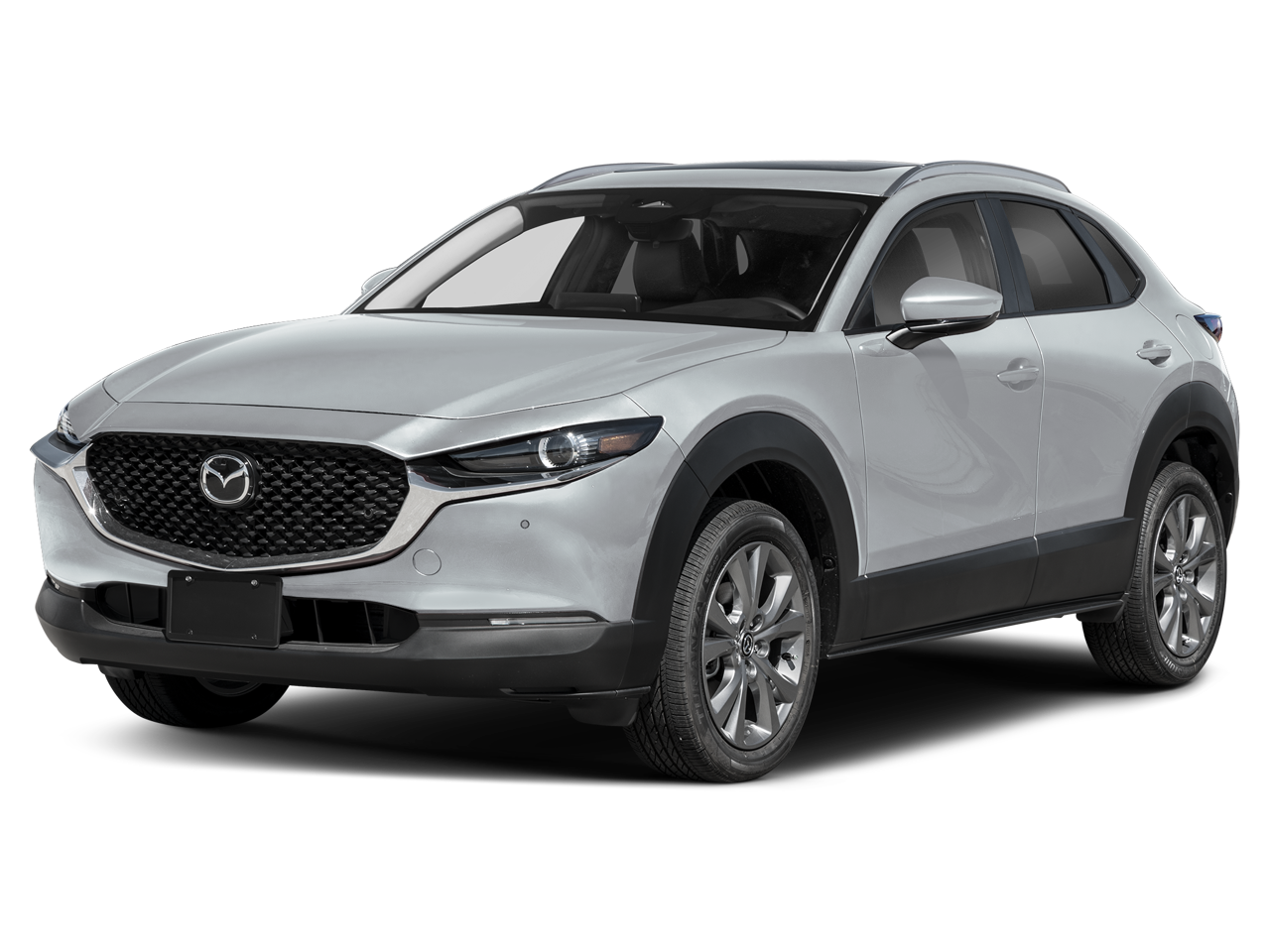 2026 Mazda Mazda CX-30 2.5 S Preferred in Aero Gray Metallic — front three-quarter view