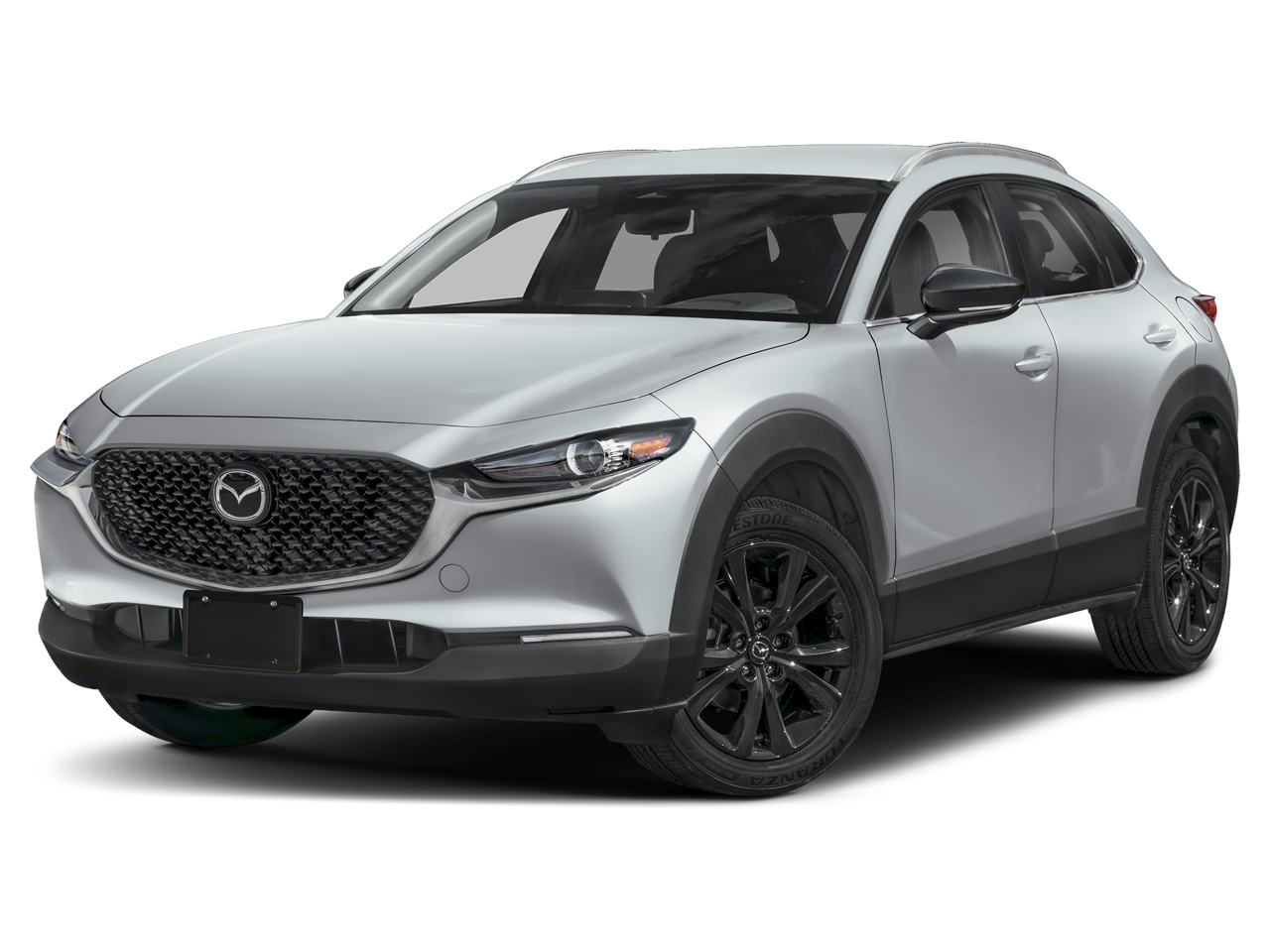 2026 Mazda Mazda CX-30 2.5 S Select Sport in Aero Gray Metallic — front three-quarter view