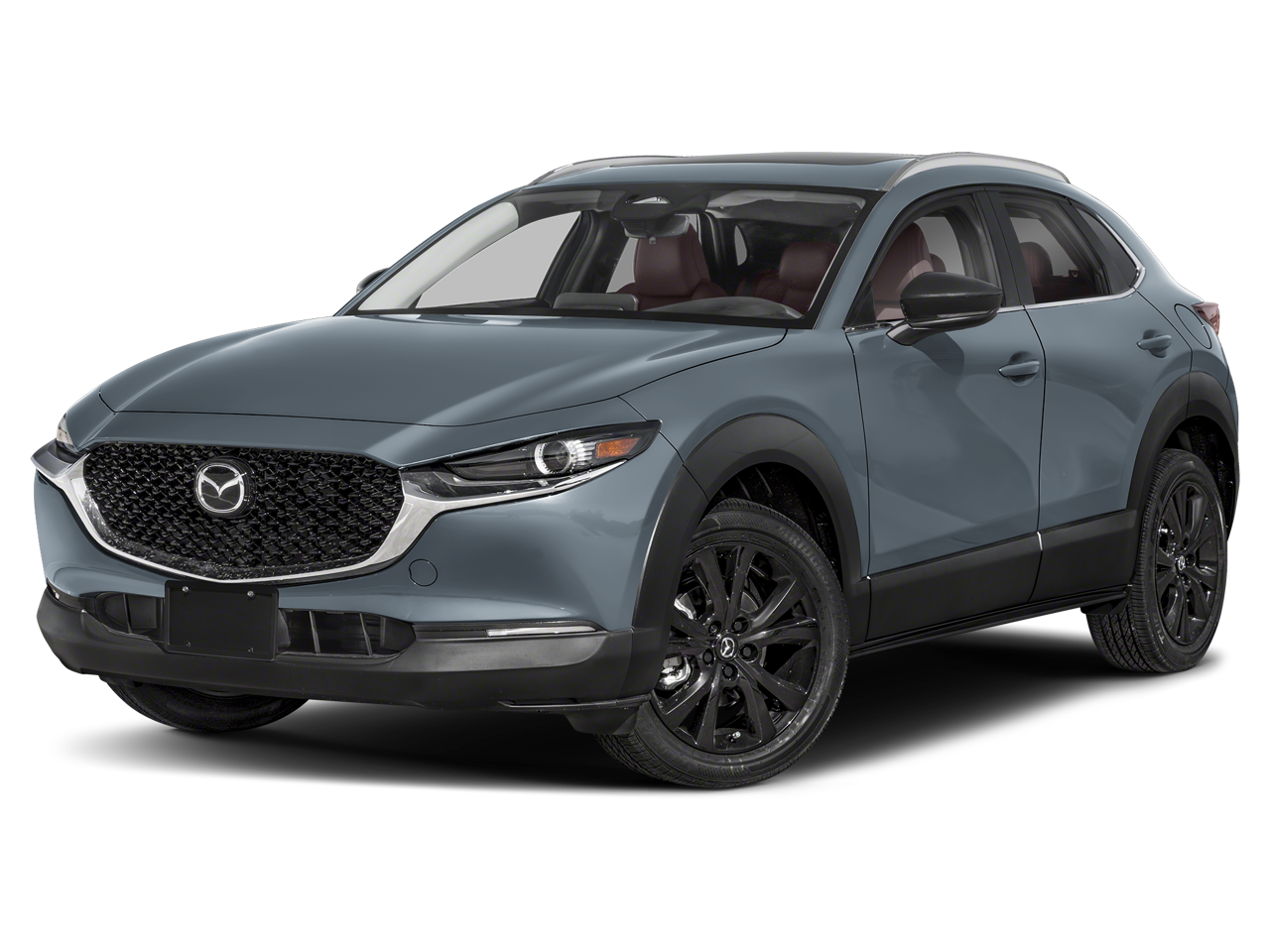 2026 Mazda Mazda CX-30 2.5 S Carbon Edition in Polymetal Gray Metallic — front three-quarter view