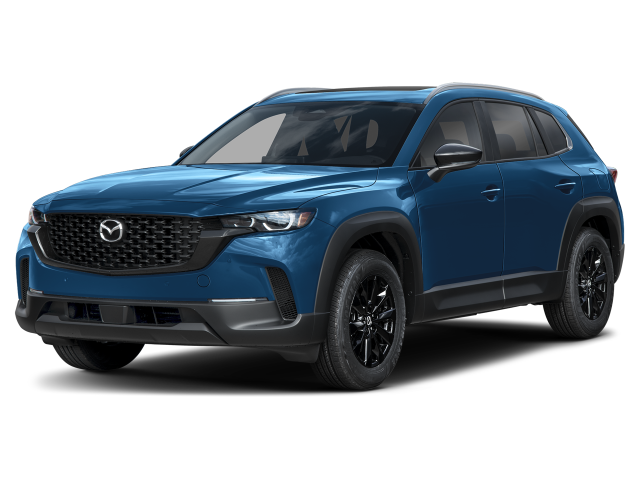 2026 Mazda Mazda CX-50 2.5 S Preferred in Ingot Blue Metallic — front three-quarter view