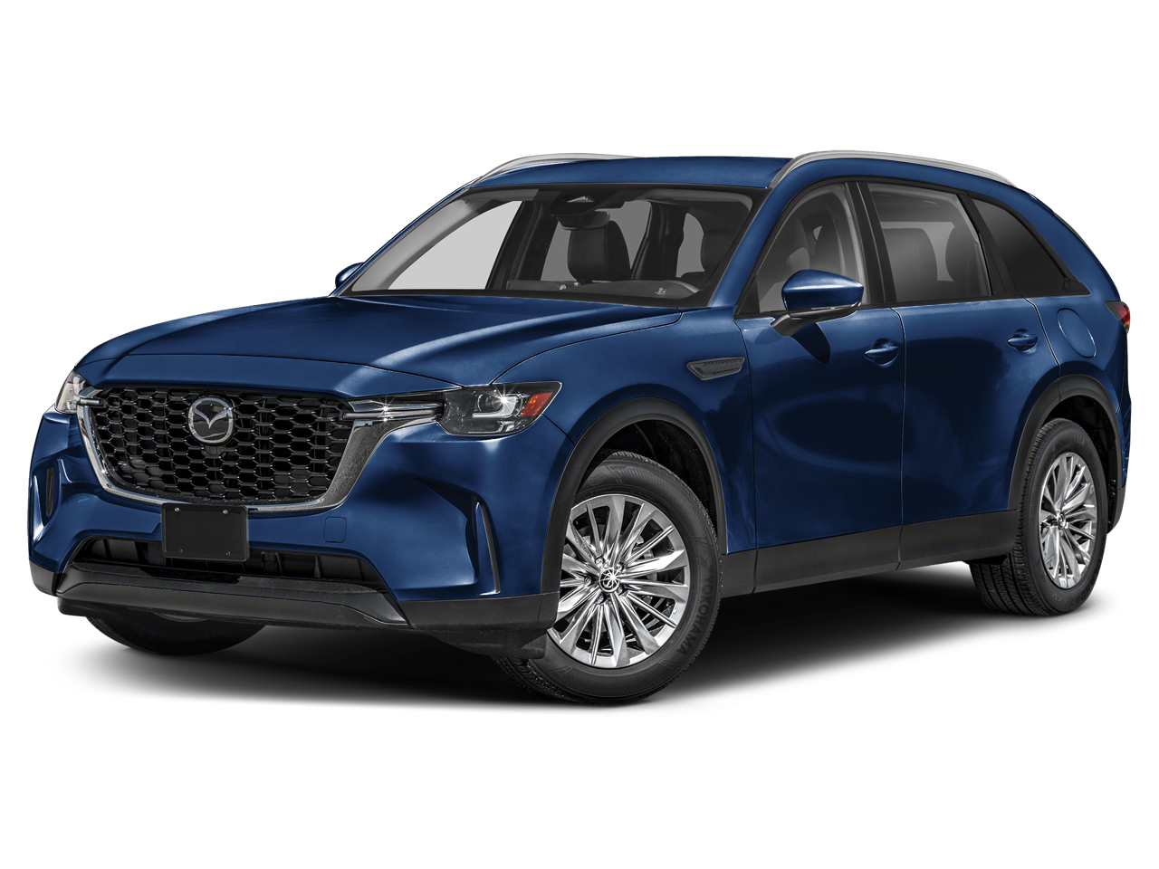 2026 Mazda Mazda CX-90 3.3 Turbo Select in Deep Crystal Blue Mica — front three-quarter view