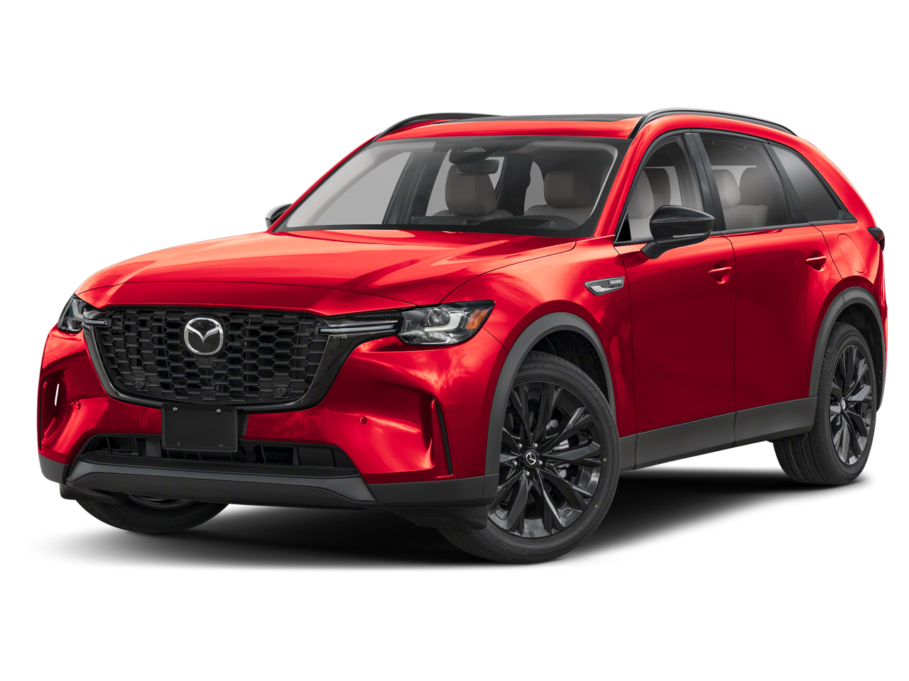 2026 Mazda Mazda CX-90 3.3 Turbo Premium in Soul Red Crystal Metallic — front three-quarter view