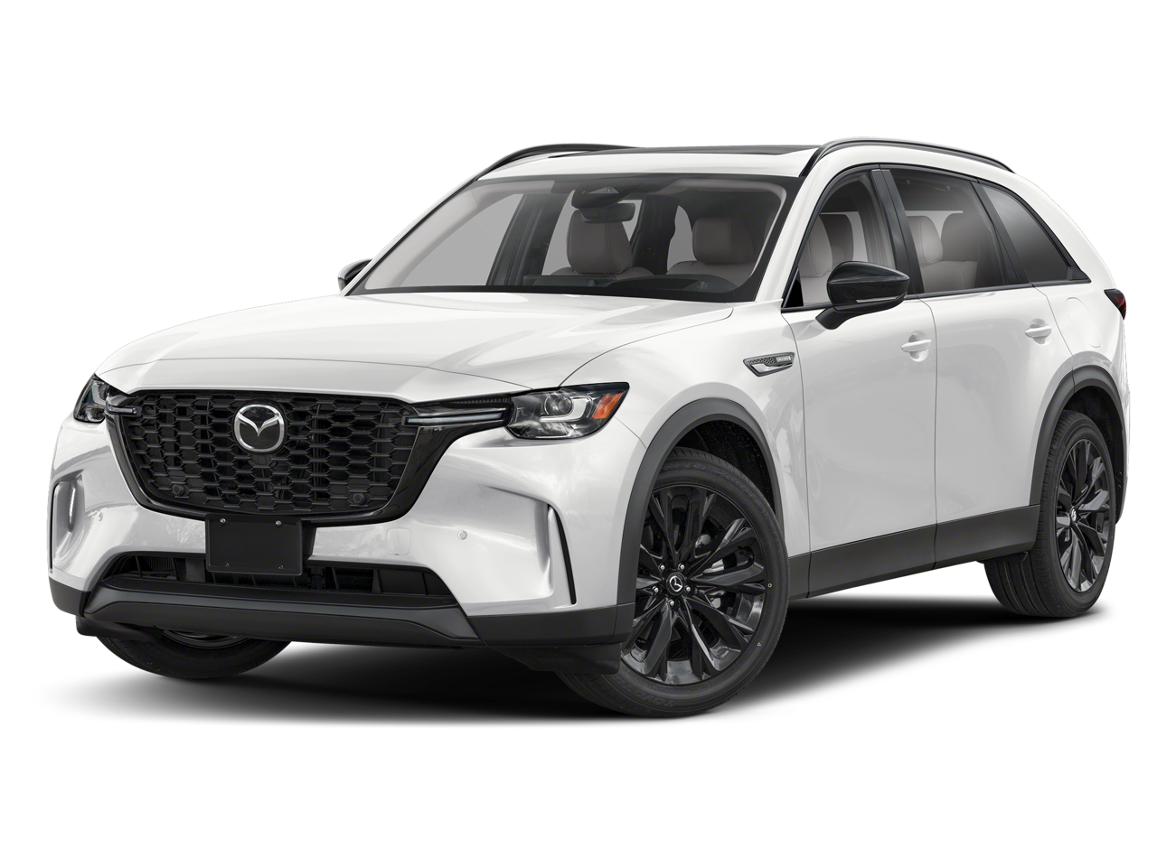 2026 Mazda Mazda CX-90 3.3 Turbo Premium in Rhodium White Premium — front three-quarter view
