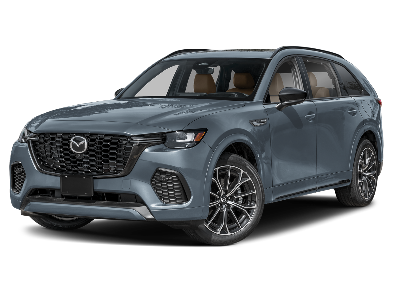 2026 Mazda Mazda CX-70 3.3 Turbo S Premium Plus in Polymetal Gray Metallic — front three-quarter view