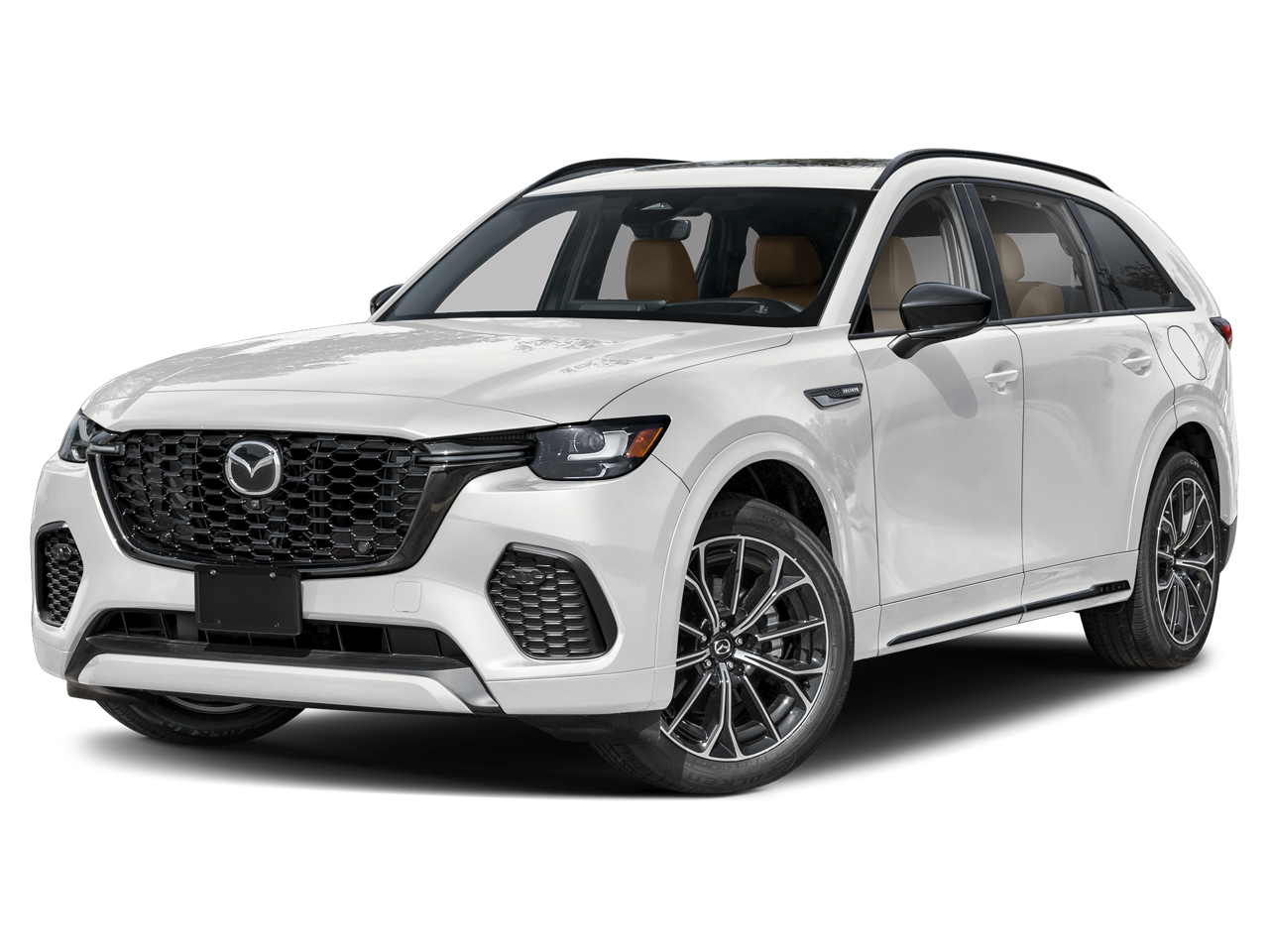 2026 Mazda Mazda CX-70 3.3 Turbo S Premium Plus in Rhodium White Premium — front three-quarter view
