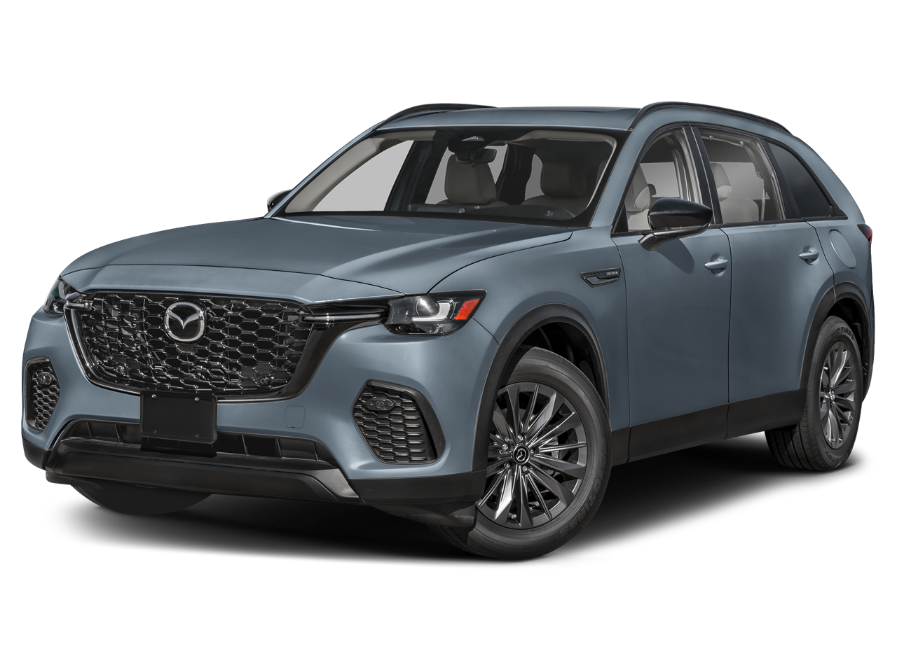 2026 Mazda Mazda CX-70 3.3 Turbo Preferred in Polymetal Gray Metallic — front three-quarter view
