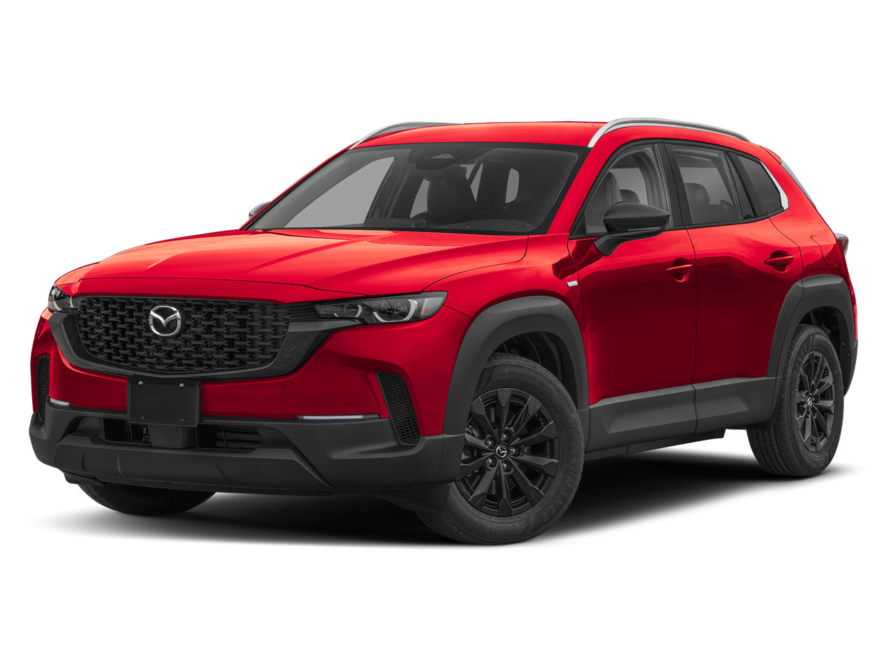 2026 Mazda Mazda CX-50 Hybrid Preferred in Soul Red Crystal Metallic — front three-quarter view