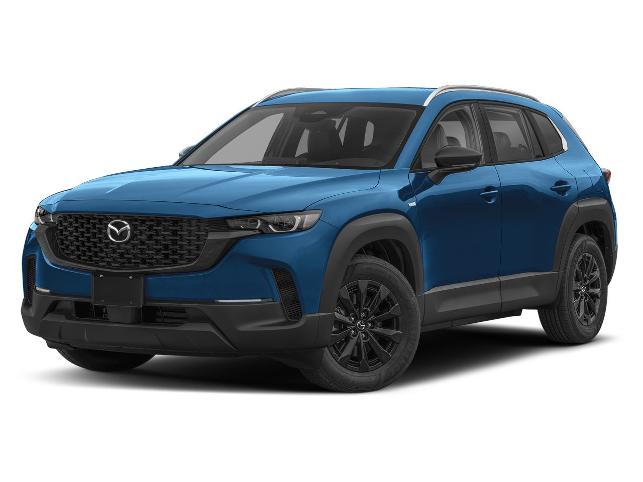 2026 Mazda Mazda CX-50 Hybrid Preferred in Ingot Blue Metallic — front three-quarter view