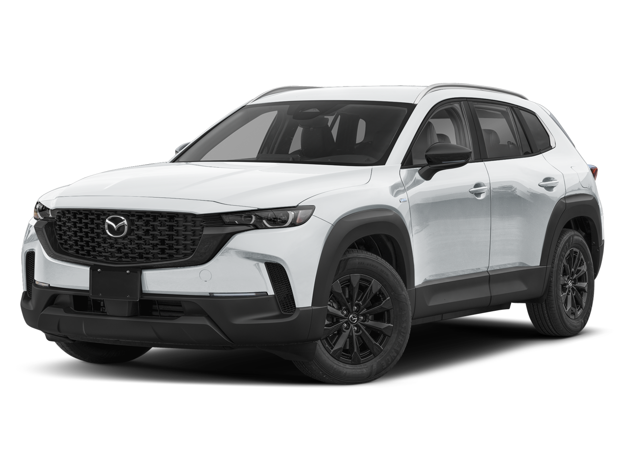 2026 Mazda Mazda CX-50 Hybrid Preferred in Wind Chill Pearl — front three-quarter view