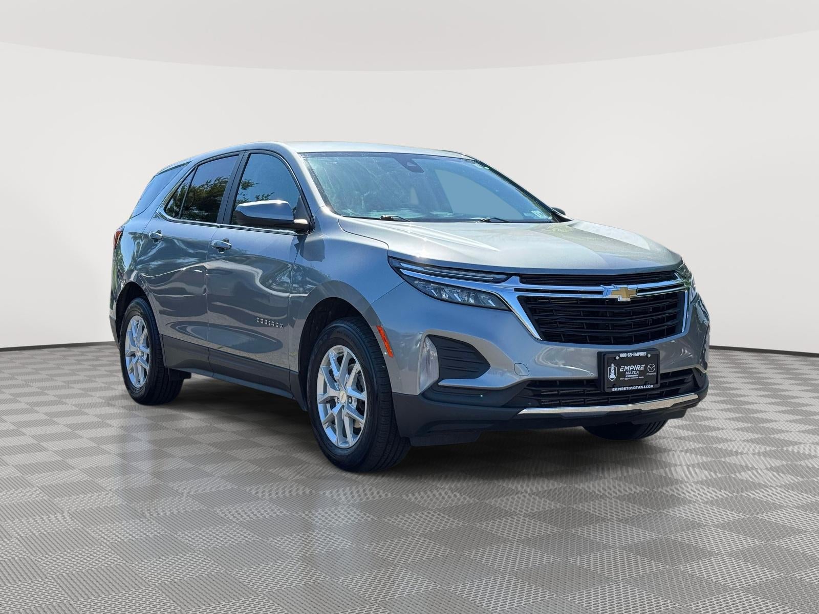 2023 Chevrolet Equinox AWD LT in Sterling Gray Metallic — front three-quarter view