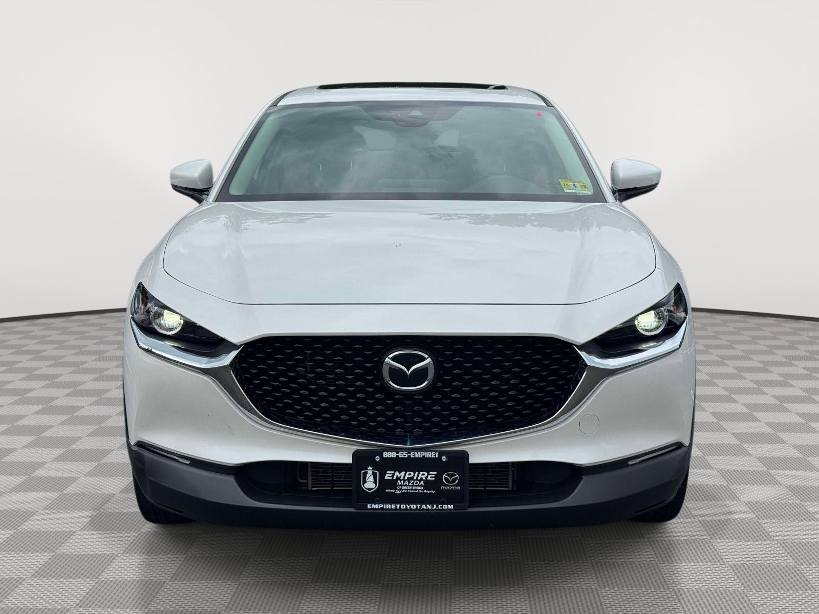 2021 Mazda Mazda CX-30 Preferred in Snowflake White Pearl Mica — front three-quarter view