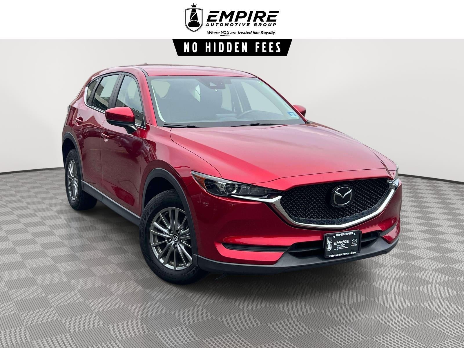 2018 Mazda Mazda CX-5 Sport in Soul Red Crystal Metallic — front three-quarter view