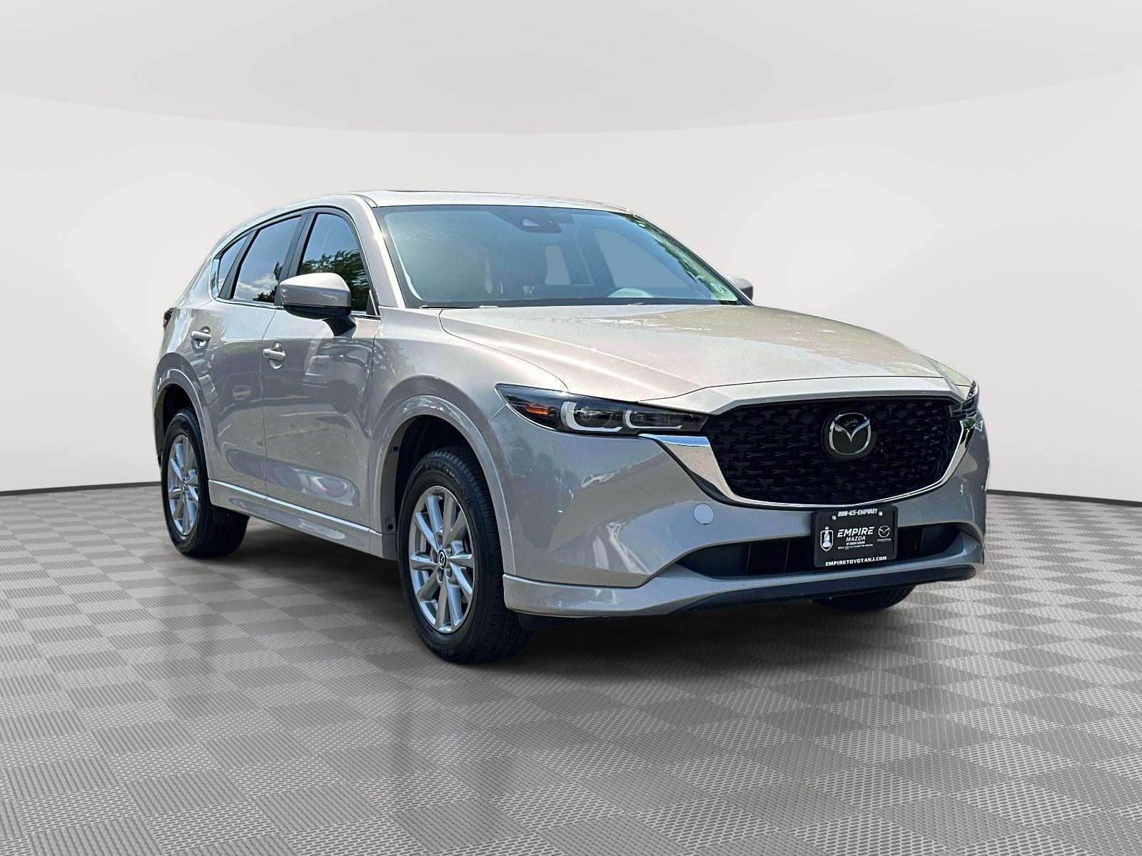 2024 Mazda Mazda CX-5 2.5 S Preferred in Platinum Quartz Metallic — front three-quarter view