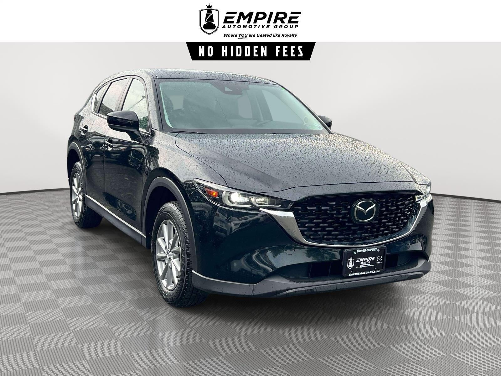 2023 Mazda Mazda Cx-5 2.5 S Preferred Package in Jet Black Mica — front three-quarter view