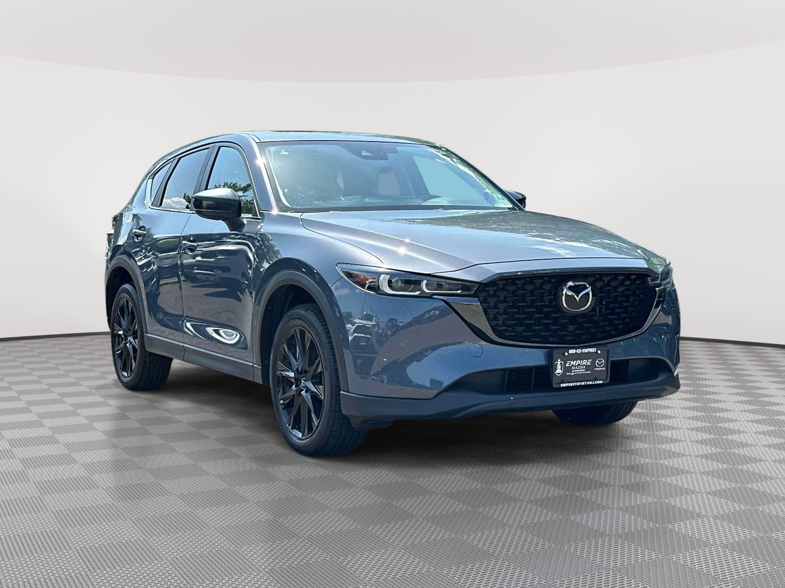 2024 Mazda Mazda CX-5 2.5 S Carbon Edition in Polymetal Gray Metallic — front three-quarter view