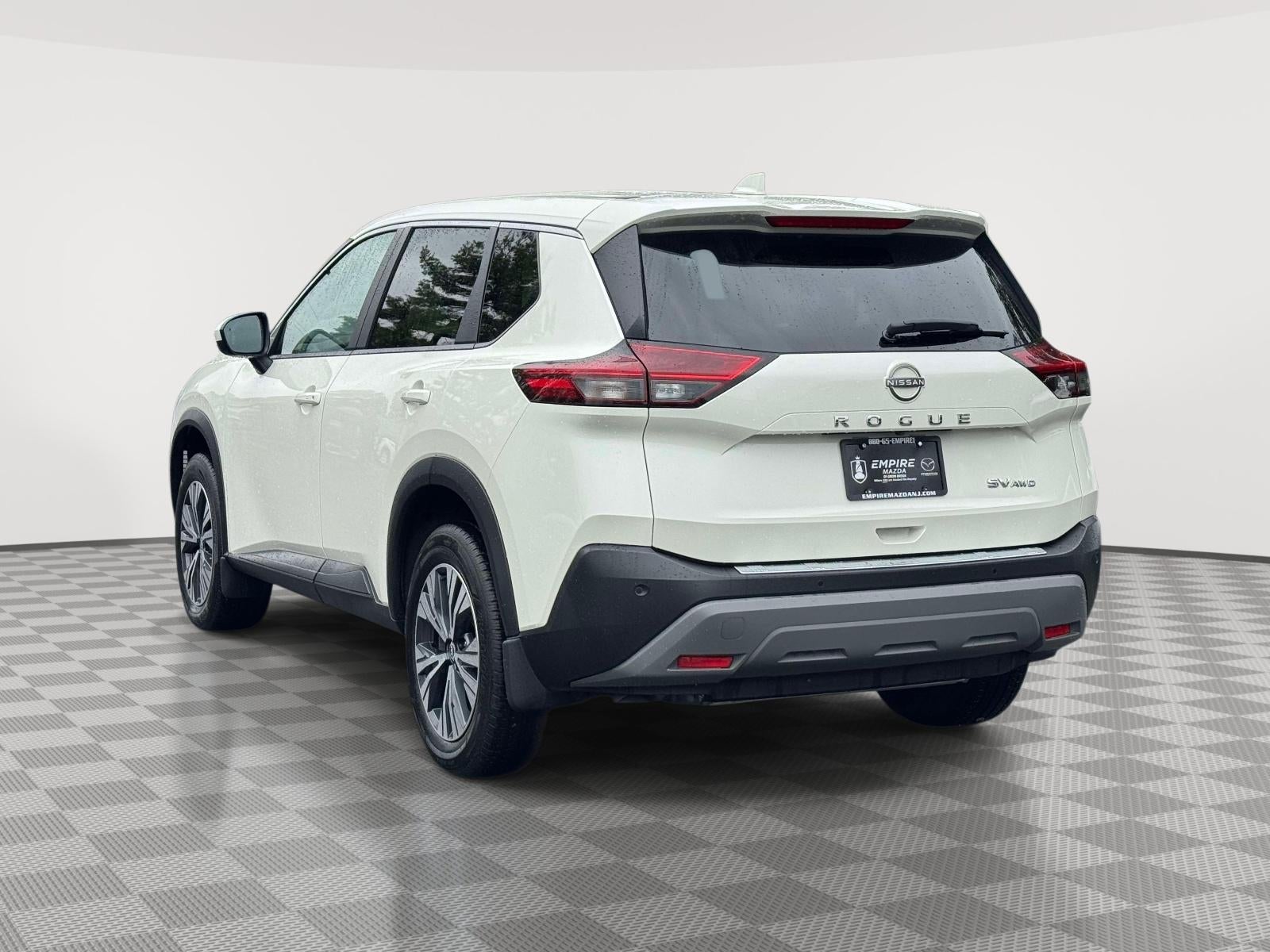 2023 Nissan Rogue — rear three-quarter view
