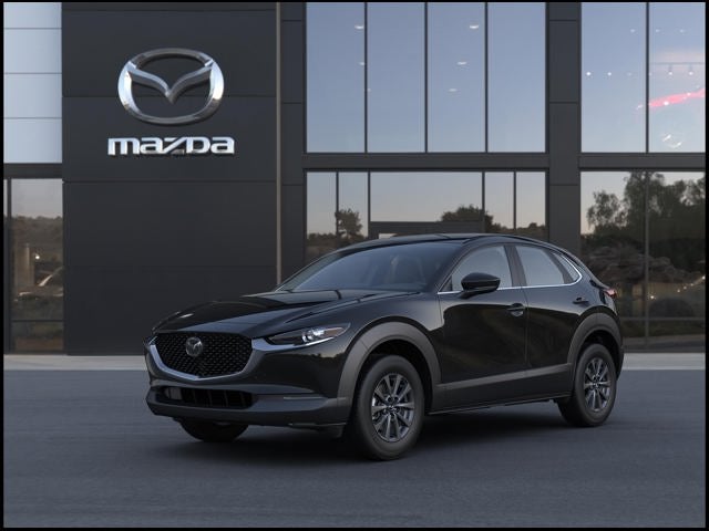 2026 Mazda Mazda CX-30 2.5 S AWD in Jet Black Mica — front three-quarter view