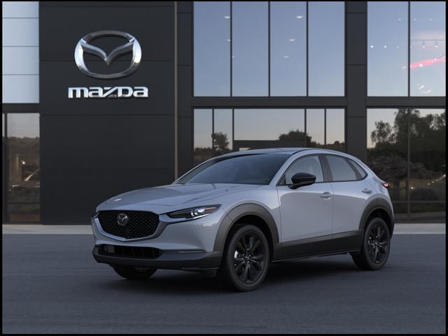 2026 Mazda Mazda CX-30 2.5 S Select Sport AWD in Aero Gray Metallic — front three-quarter view