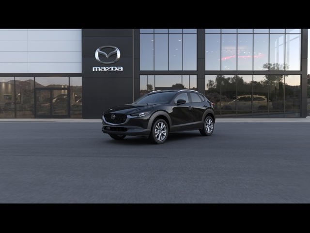2026 Mazda Mazda CX-30 2.5 S Preferred AWD in Jet Black Mica — front three-quarter view