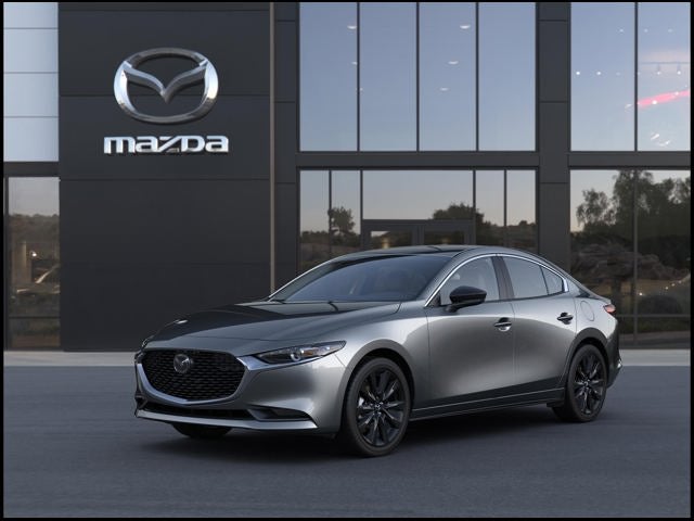 2026 Mazda Mazda3 Sedan 2.5 S Select Sport in Machine Gray Metallic — front three-quarter view