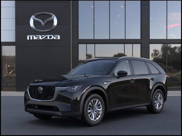 2026 Mazda Mazda CX-90 3.3 Turbo Select AWD in Jet Black Mica — front three-quarter view