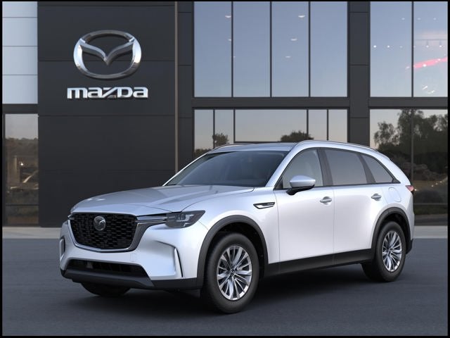 2026 Mazda Mazda CX-90 3.3 Turbo Select AWD in Rhodium White Premium — front three-quarter view