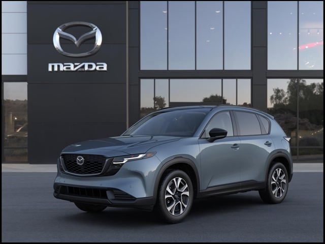2026 Mazda Mazda CX-5 2.5 S Preferred AWD in Polymetal Gray Metallic — front three-quarter view