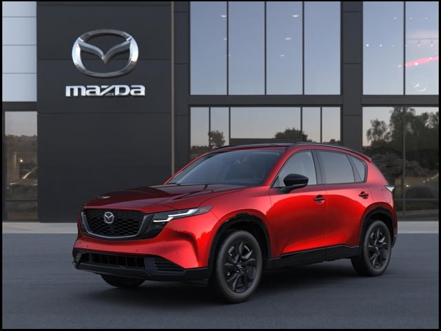 2026 Mazda Mazda CX-5 2.5 S Premium AWD in Soul Red Crystal Metallic — front three-quarter view
